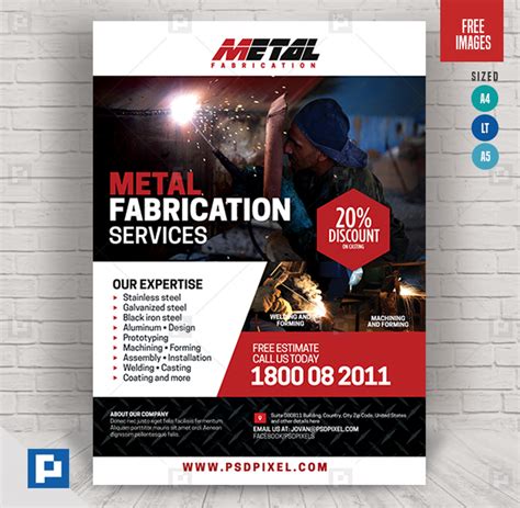 metal fabrication flyer|Metal and Steel Fabrication Flyer .